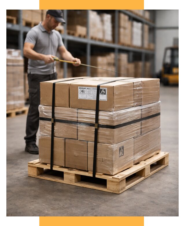 Упаковка и паллетирование грузов от 3559 р. | СетСервис-Нфт