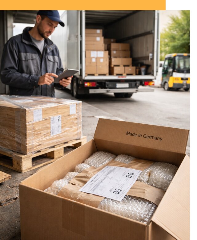 Доставка грузов из Германии от 45756 руб с таможенным оформлением