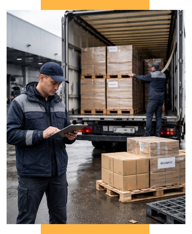 Доставка грузов из Беларуси от 15252 р. логистика СетСервис-Нфт