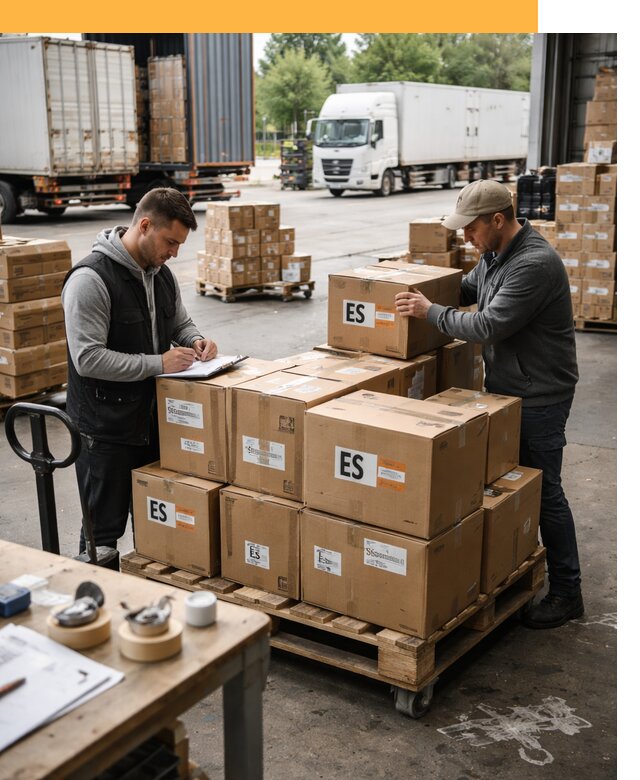 Доставка грузов в Испанию автотранспортом от 35588 руб