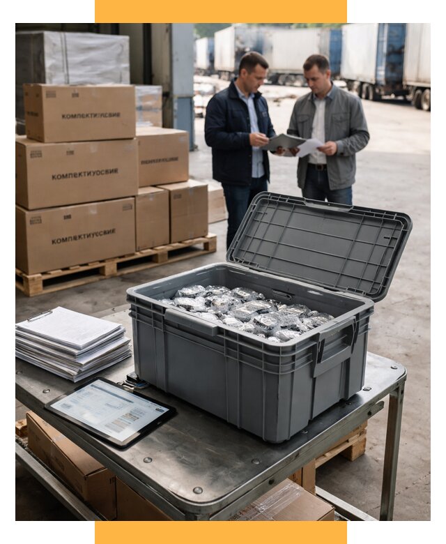 Перевозка комплектующих из Китая от 6609 р. | СетСервис-Нфт