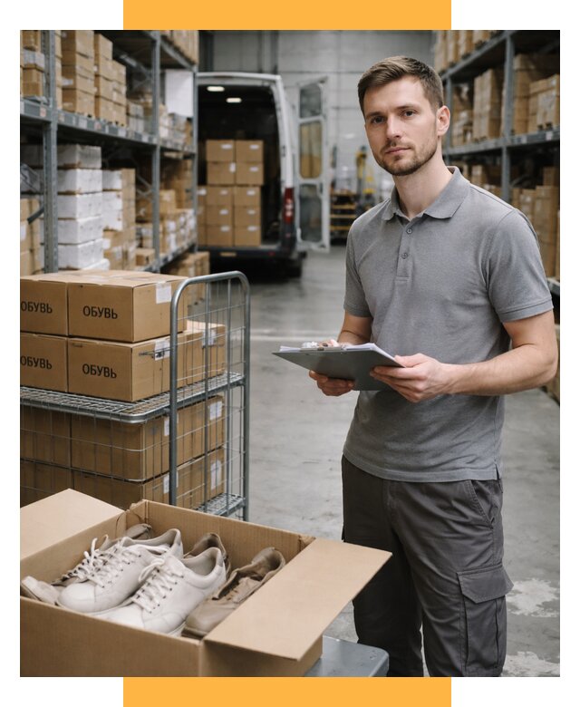 Доставка обуви из Китая и Турции от 4576 р. СетСервис-Нфт