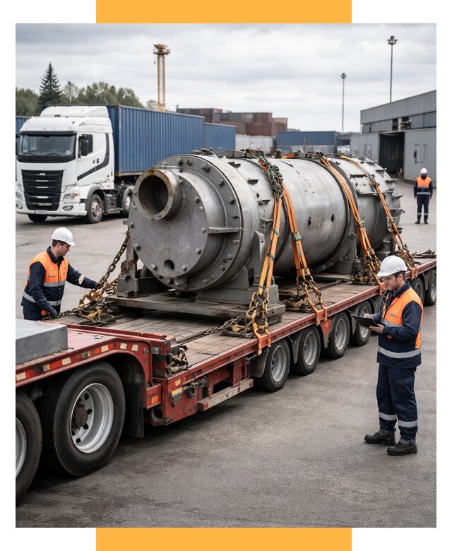 Перевозка тяжеловесных грузов под ключ от 152520 р. | СетСервис-Нфт