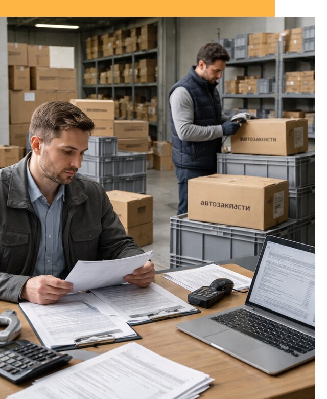 Таможенное оформление автозапчастей по выгодным тарифам от 8643