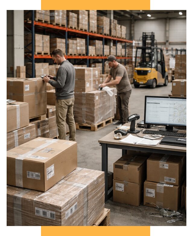 Склад консолидации в Европе от 6609 р., услуги СетСервис-Нфт