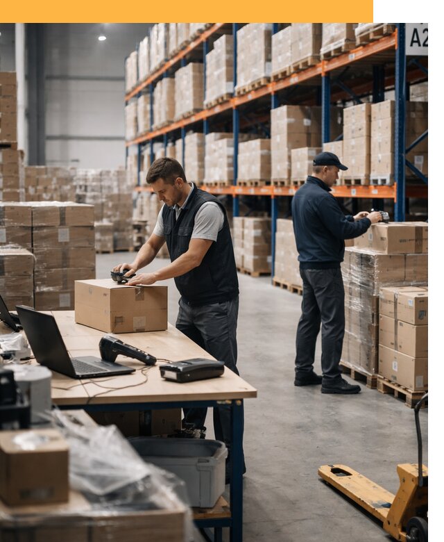 Склад консолидации в Европе: хранение, сортировка от 6609